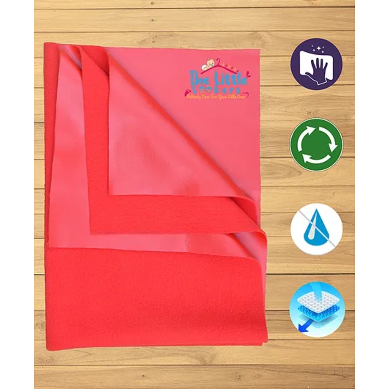 The Little Lookers Baby Dry Sheet Medium - Red