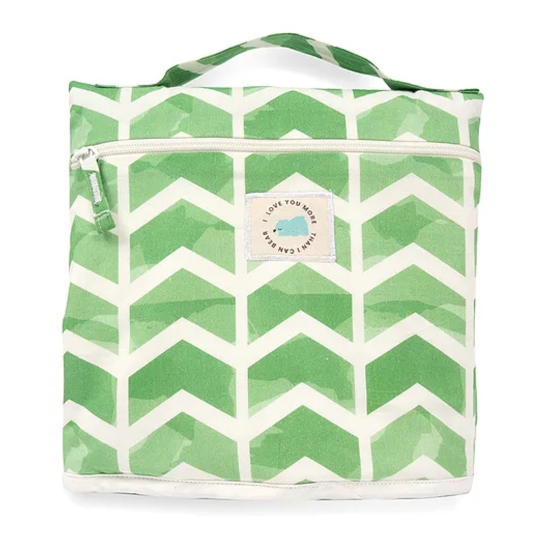 Tidy Sleep Diaper and Travel Mat Garden Tracks