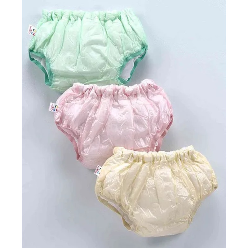Tinycare Waterproof Baby Nappy Medium Pack of 3 (Color May Vary)