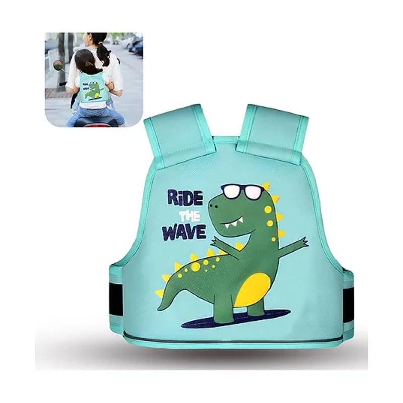 Tony Stark Kids Safety Belt for Two Wheeler with Reflective Strips (Chomp Champ)