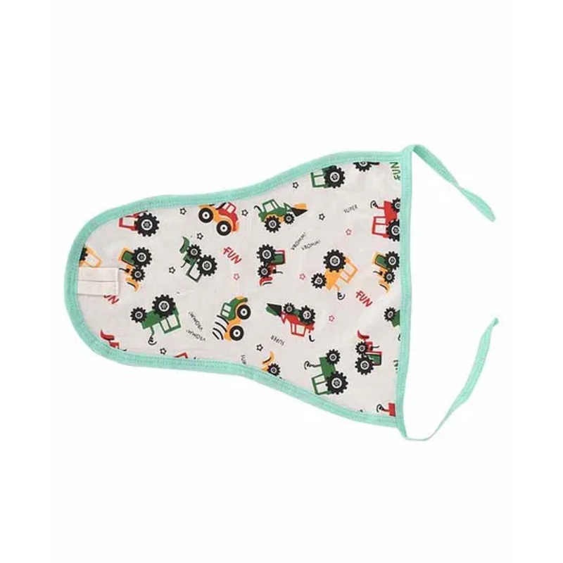 Adore Pure Cotton Langot Vehicle Print Pack of 6 - Multicolour