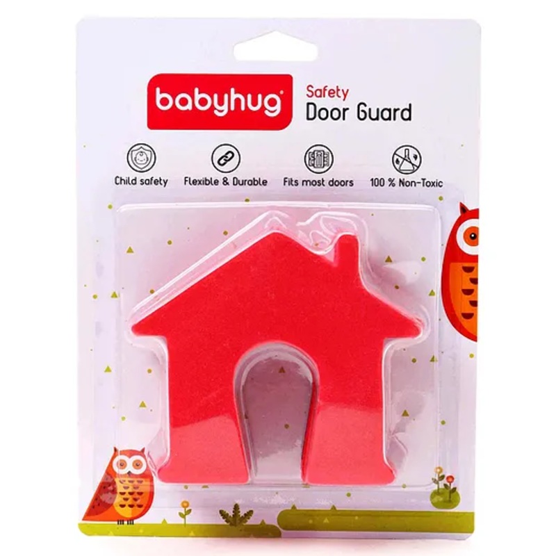 Babyhug EVA House Shape Door Stopper Pack of 2 (Colour May Vary)
