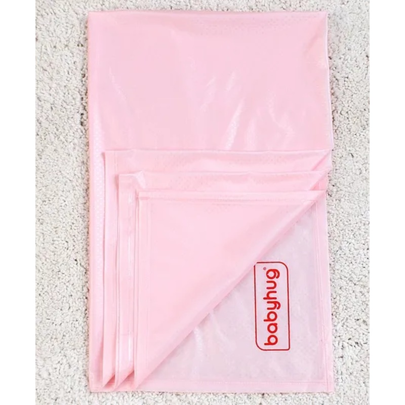 Babyhug Plastic Sheet Large Size  - Pink