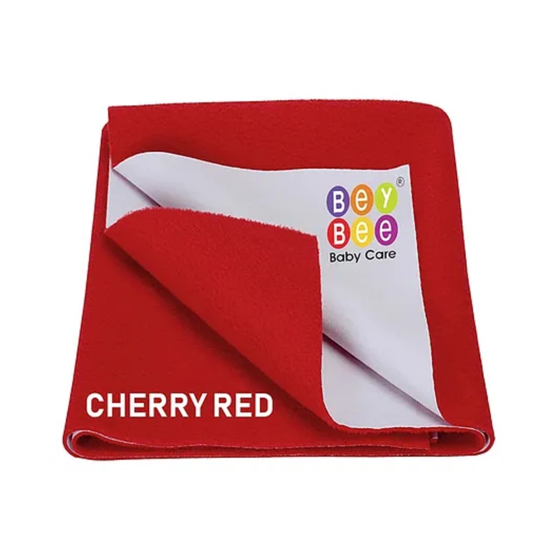BeyBee Quick Dry Waterproof Reusable Bed Protector Small - Red