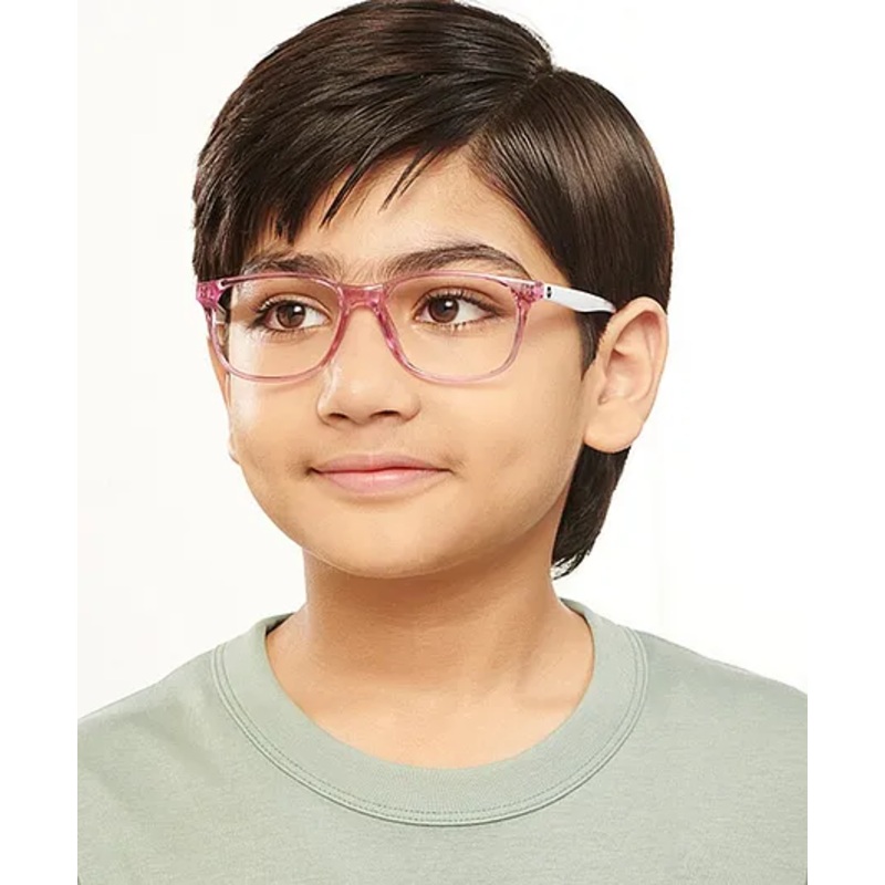 Hooper By Lenskart Hp D10014L C3 Full Rim Rectangle Blue Block Phone & Computer Glasses -  Pink