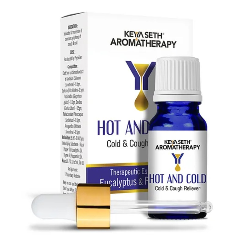 Keya Seth Aromatherapy, Hot And Cold Congestion Reliever Steam Inhaler - 10 ml