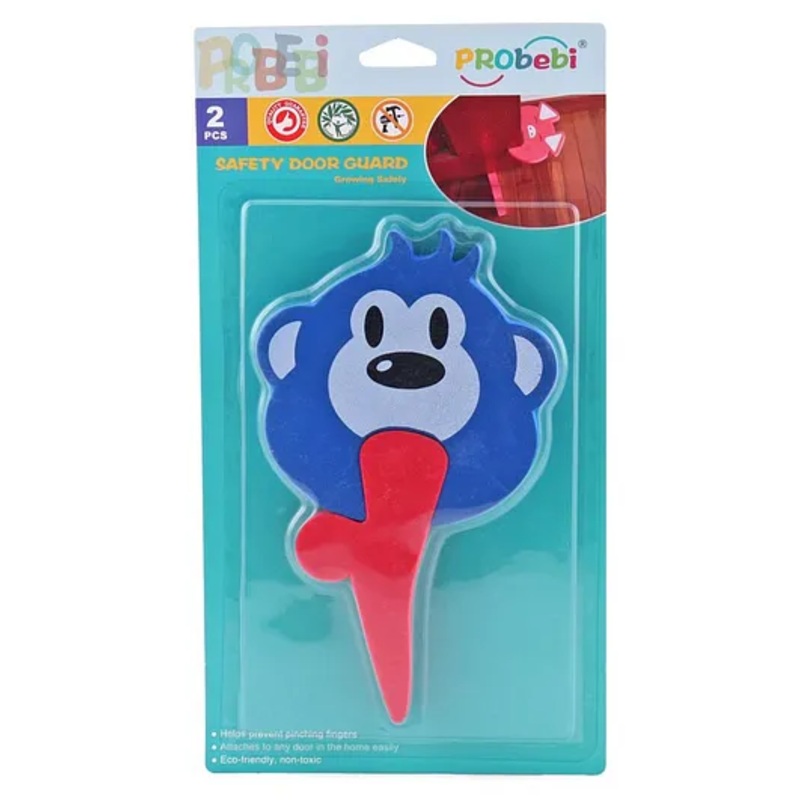 Probebi Safety Door Stopper - Red & Blue