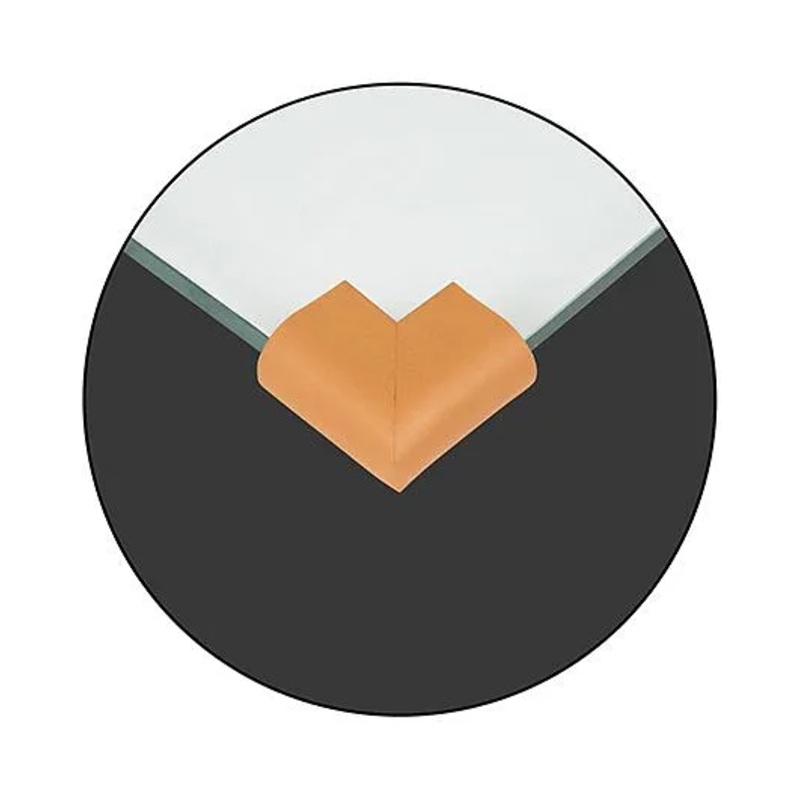 Safe-O-Kid  U-Shaped Small Corner Cushions Pack Of 4 - Brown