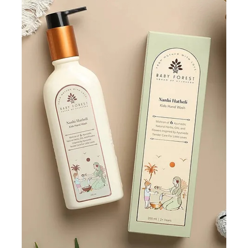 Baby Forest Nanhi Hatheli | Kids Handwash | Ayurvedic, Natural, Gentle - 200 ml