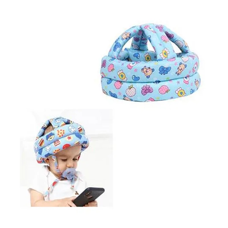 BOXOT IMPEX Adjustable Cushioned Baby Safety Helmet (color may vary)H-8