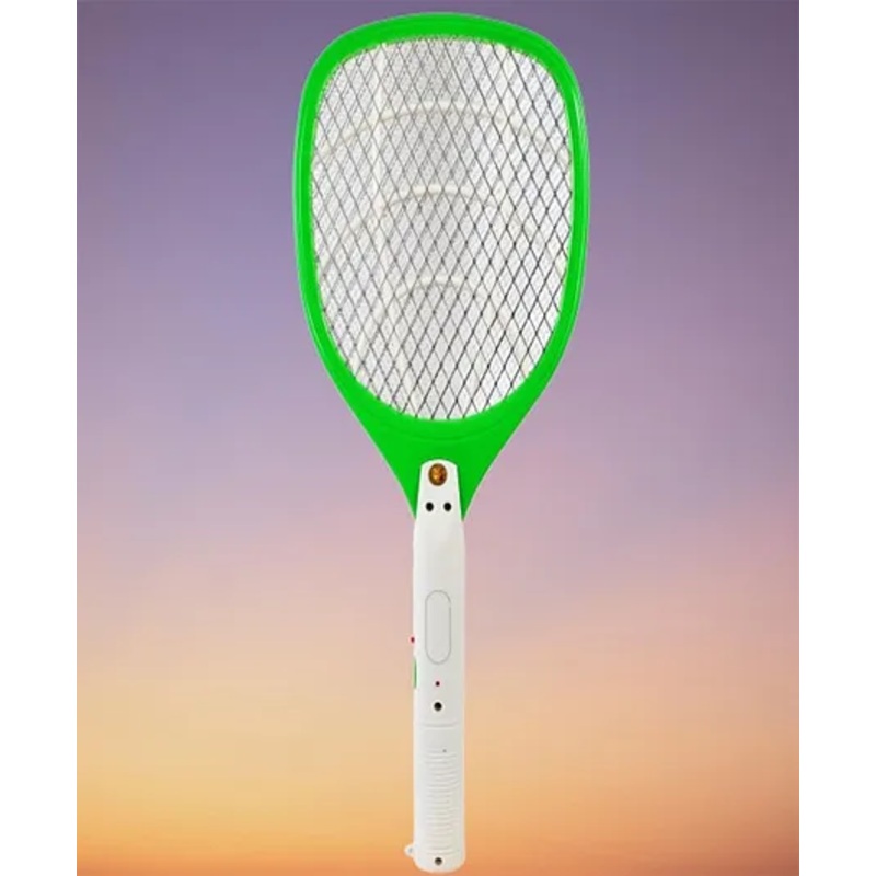 Classic Mosquito Racket Prima  Rechargeable Insect Killer Mosquito Bat - Green
