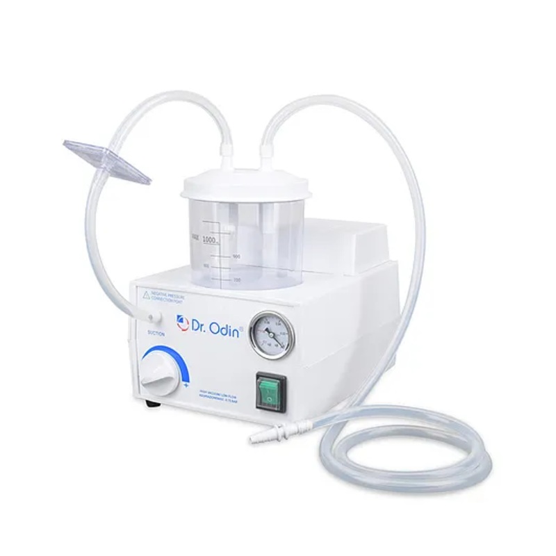 Dr. Odin Portable Phlegm Suction Unit with Adjustable knob for Hospital, and Clinic Use - Offwhite