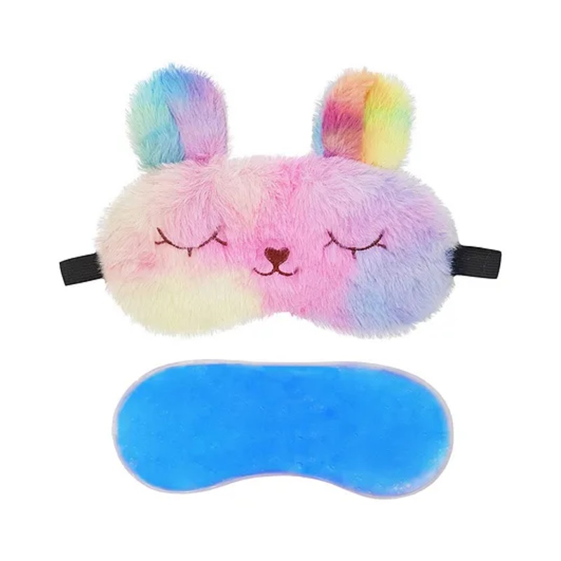 Jenna Fur Bunny Multi Cute Sleeping Eye Mask With cooling Gel