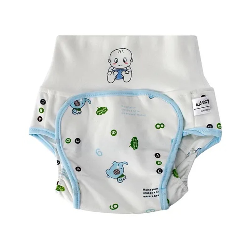 Kassy Pop Baby Diaper Training Pants Size Extra Large - White Blue