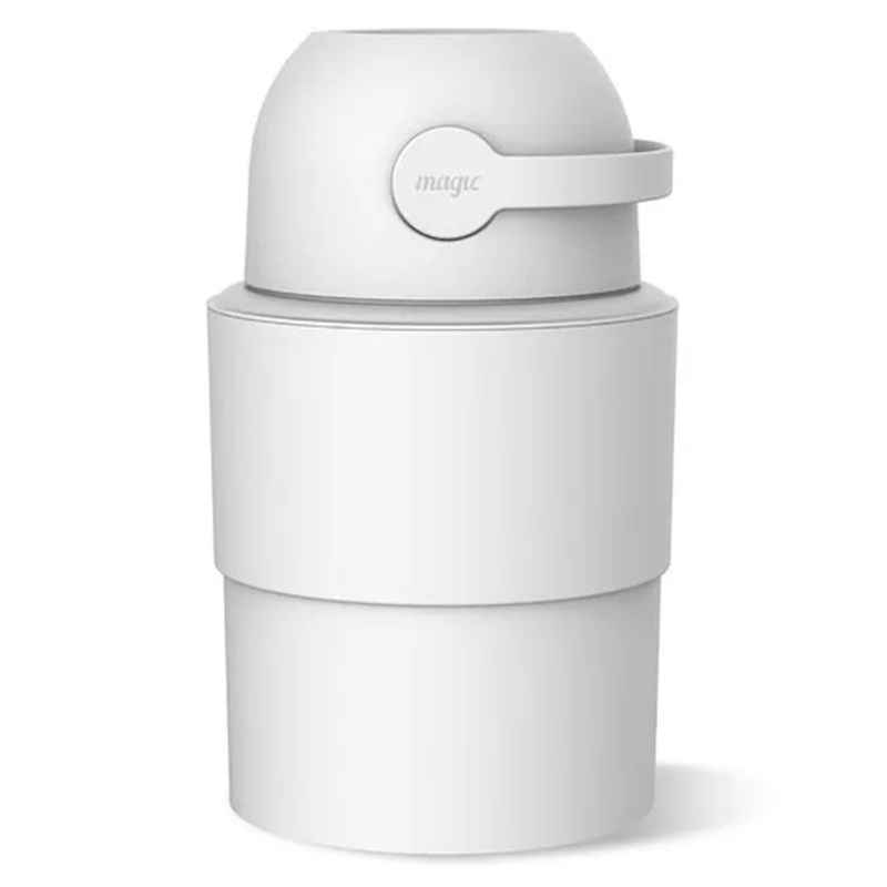 Magic Heka M Foldable Diaper Pail - White