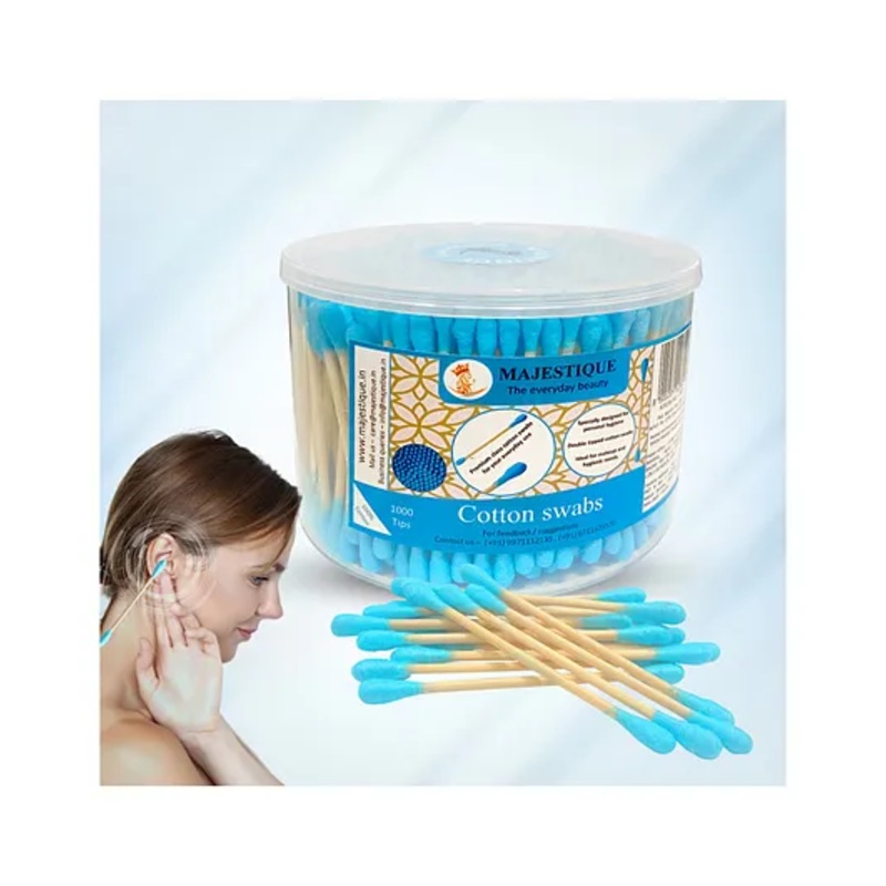 Majestique Swab Ear Cleaner Buds FC2 Eco Friendly & Multi Functional Cotton Swab Stick - 500 Pieces