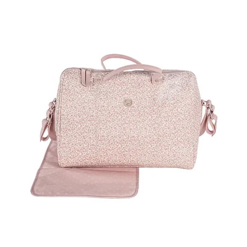 Pasito a Pasito Flower Mellow Diaper Changing Bag - Pink