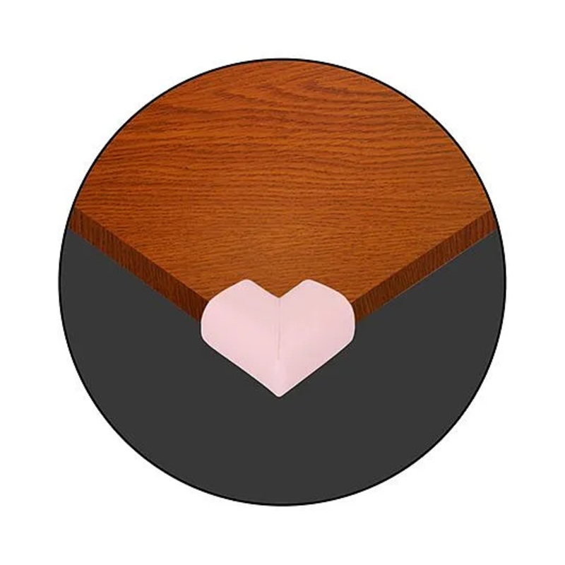 Safe-O-Kid L-Shaped Small Corner Cushions Pack of 4 - Pink