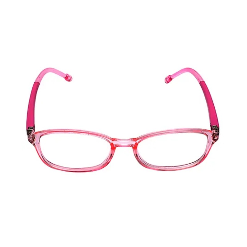 Spiky TR90 Blue Block Anti Glare Zero Power Glasses - Red