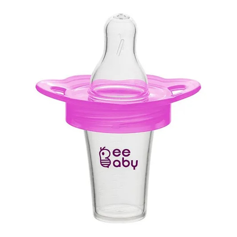 Beebaby Medicine Dispenser With Soft Silicone Nipple - Pink
