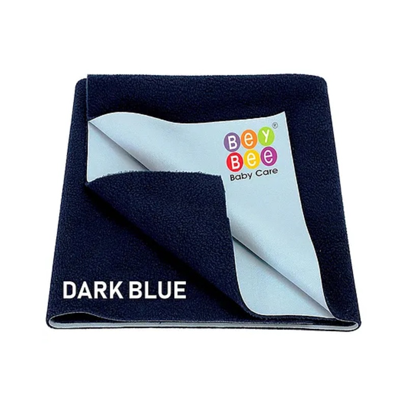Bey Bee Waterproof Reusable Under Pads Crib Sheet Mat Small - Dark Blue