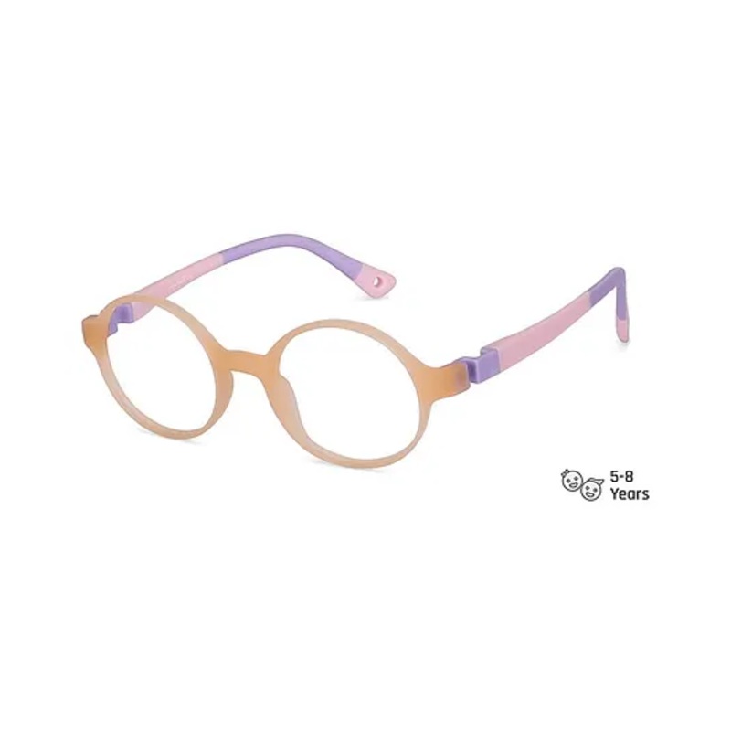 Hooper By Lenskart E10001Ce C4 Full Rim Round Blue Block Computer Glasses - Purple & Brown