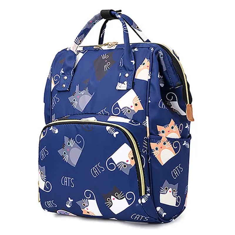 House of Quirk Maternity Backpack Large Capacity Convenient  - Dark Blue