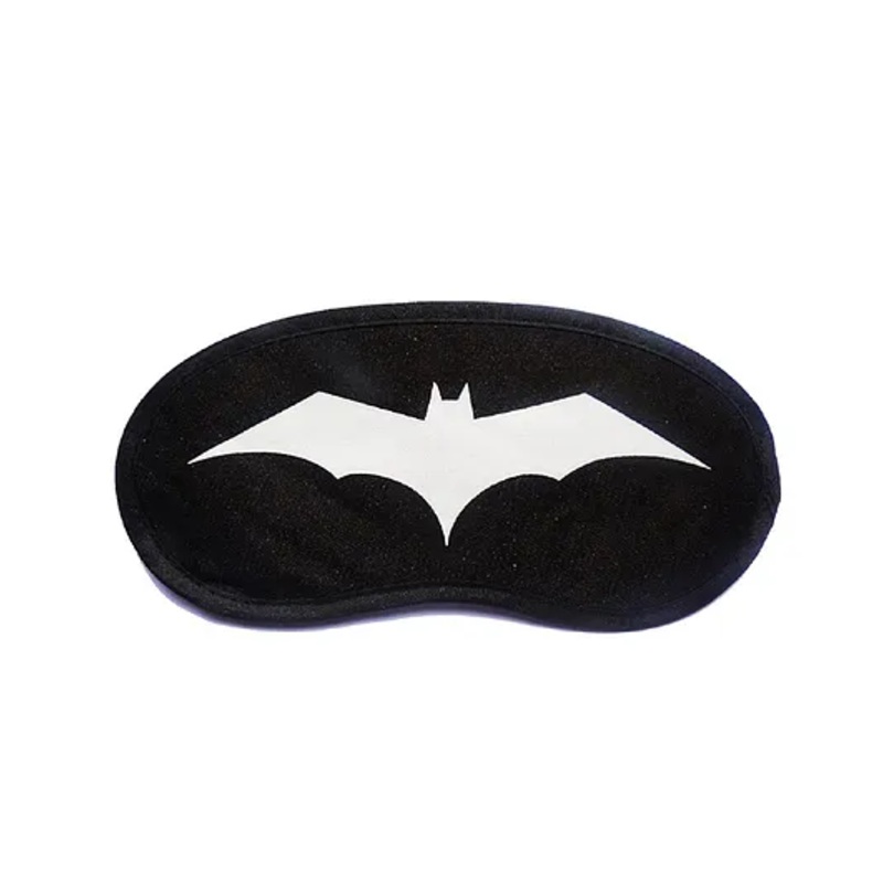 Jenna White Bat Printed Sleeping Eye Mask