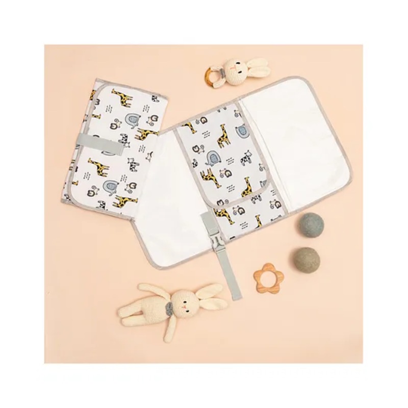Kicks & Crawl  White  Tiny Tails Foldable Changing Mat