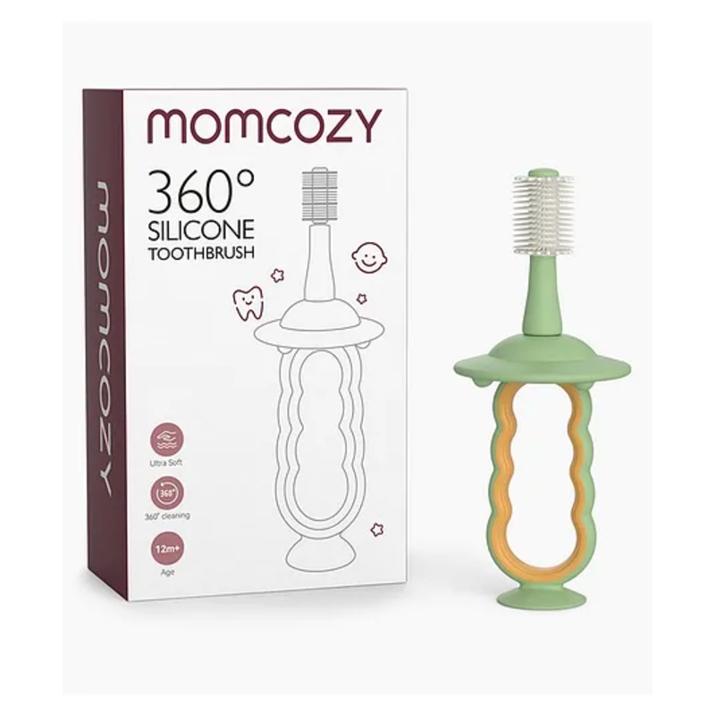 Momcozy Baby Toothbrush Tooth Brush Green