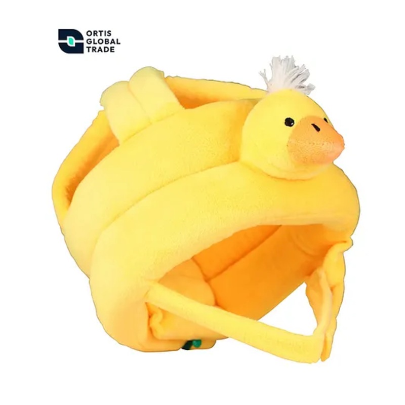 ORTIS Adjustable Cushioned Baby Safety Helmet (Print & Color May Vary)