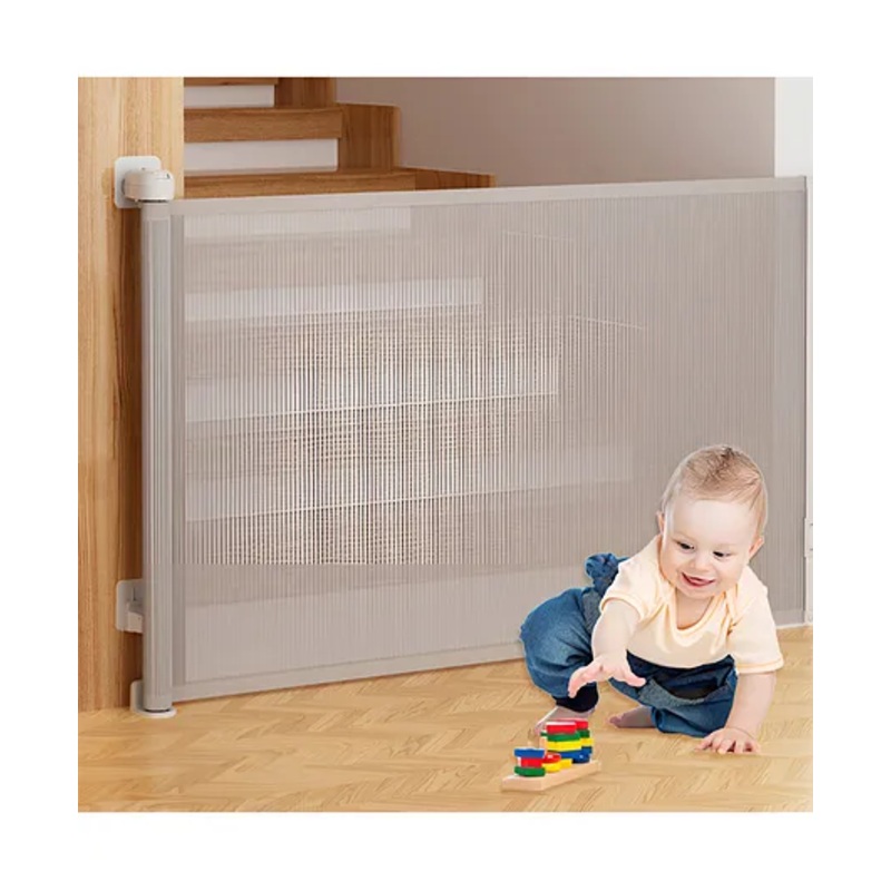 SYGA Retractable Baby Safety Gate - Grey