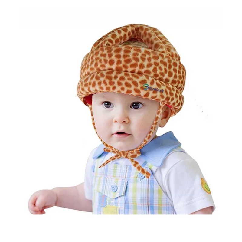 Synlark Baby Safety Helmet with Proper Air Ventilation - Light Brown