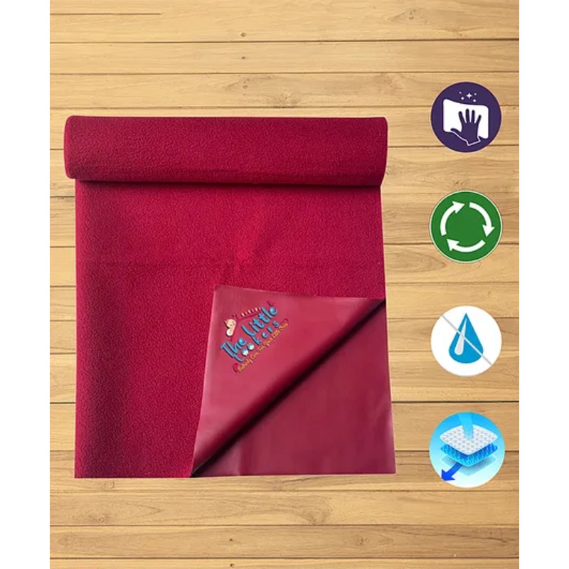 The Little Lookers Baby Dry Sheet Medium - Maroon