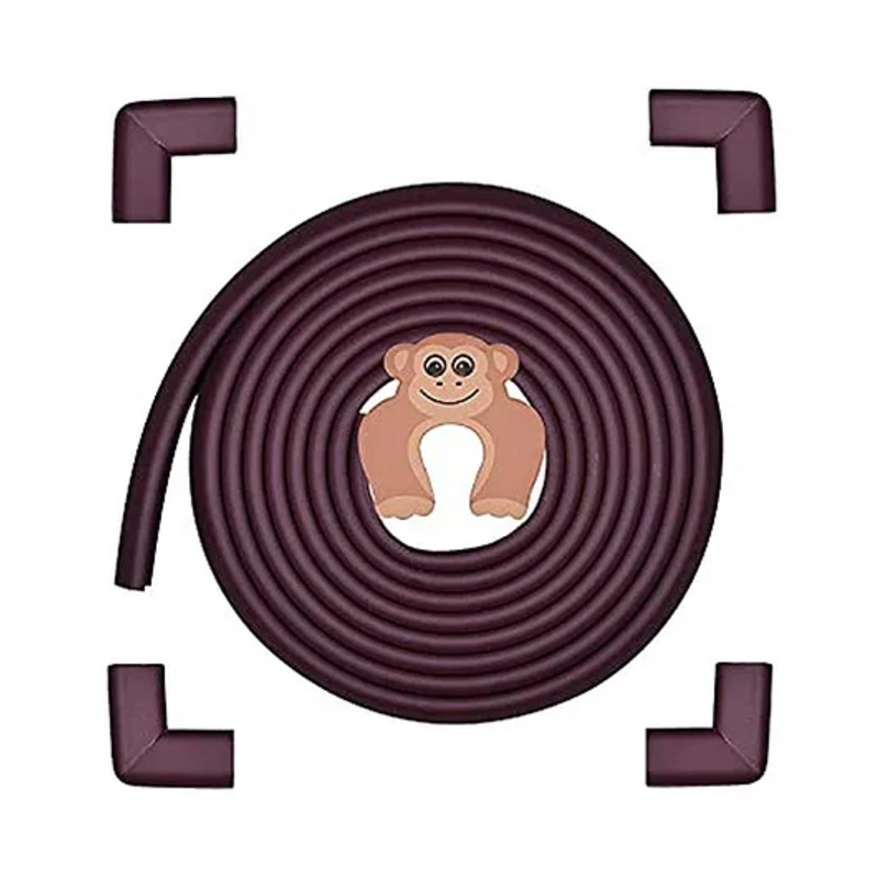 Baybee Baby Proofing Edge and Corner Guards - Brown