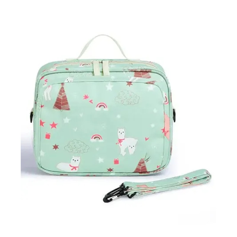 Chinmay Kids Mini Magic Diaper Bag For Mother, Maternity Small Size Diaper Handbag And Mother Bag -Green Dog