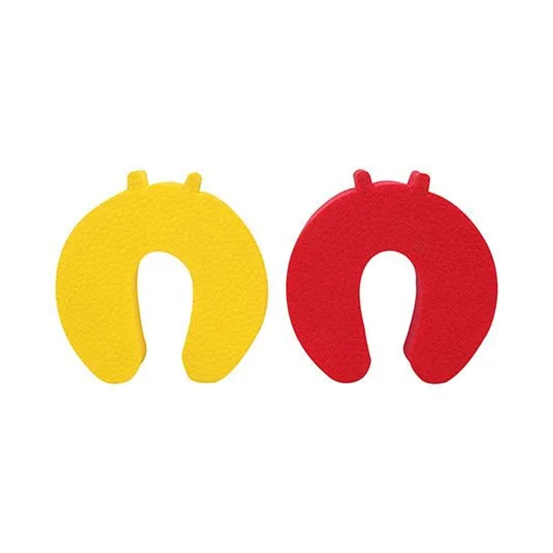 Cutez Safety Door Drawer Guards Small Yellow And Red - 2 Pieces