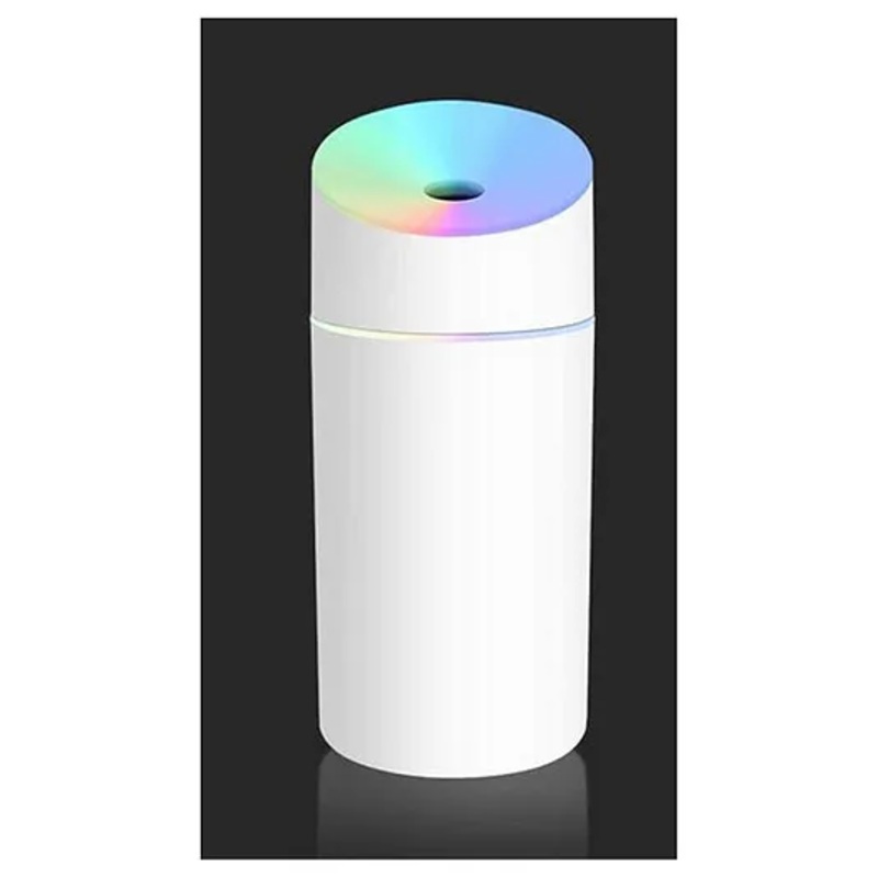 KolorFish HM 02 Portable USB Mini Air Humidifier LED Lights For Office Desk Bedroom Home Babies Kids Cars Cool Mist Travel White