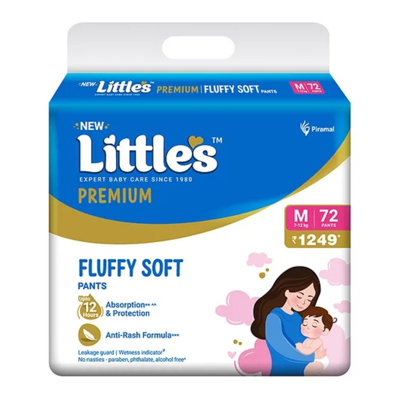 Little's Comfy Baby Pants Super Jumbo M(72)