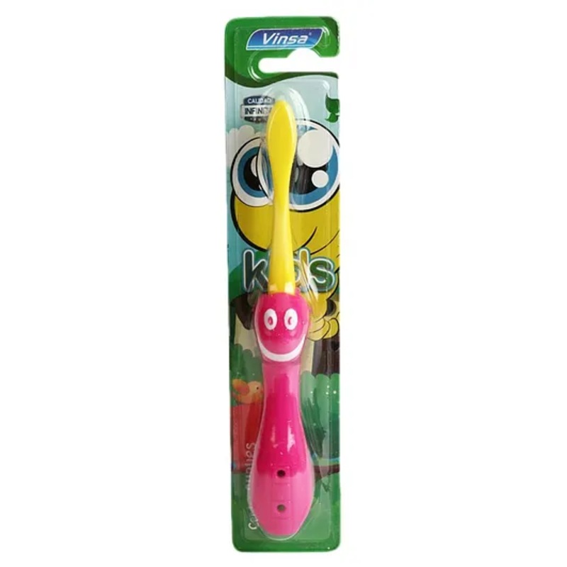 PASSION PETALS  Smile Design Foldable Toothbrush - Pink Yellow
