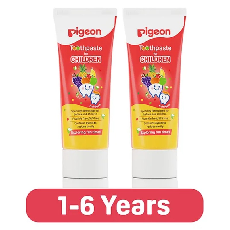 Pigeon Children Toothpaste Fruit Punch Pack Of 2 - 45 gm