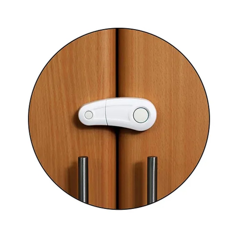 Safe-O-Kid Child Safety Cabinet Lock  - White