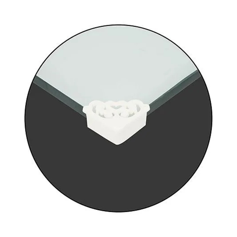 Safe-O-Kid Designer Small Corner Caps Pack of 16 - White