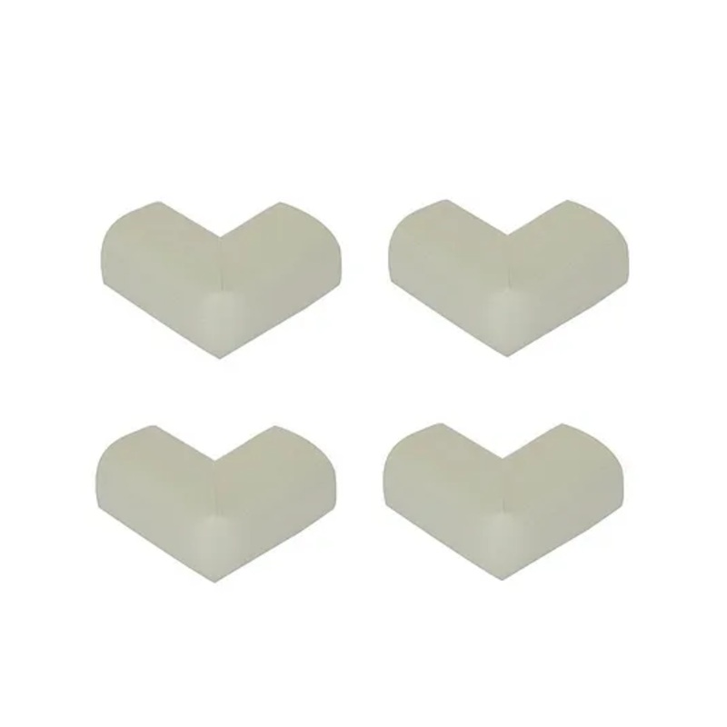 Safe-O-Kid High Density L-Shaped Medium Corner Guards Grey - Pack of 4