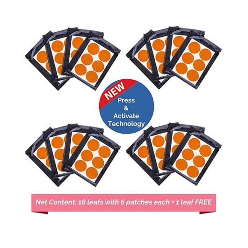 Safe-O-Kid Mosquito Repellent Patches Orange - 72 Pieces