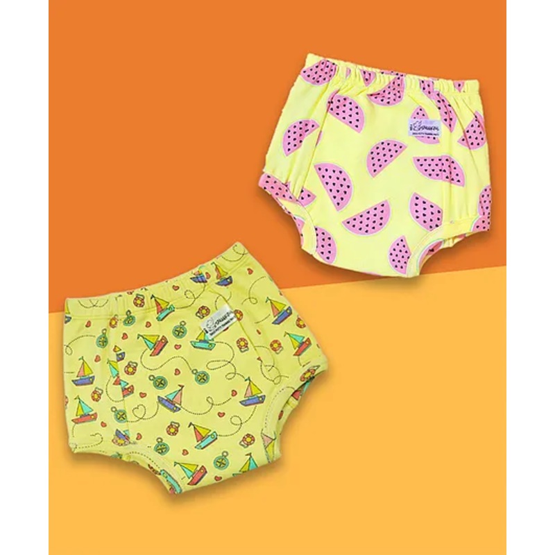 Snugkins - Snug Potty Training Pull-up Pants for Babies Reusable Potty Training Underwear   (Size 0, Fits 2 - 12 months) - Pack of 2