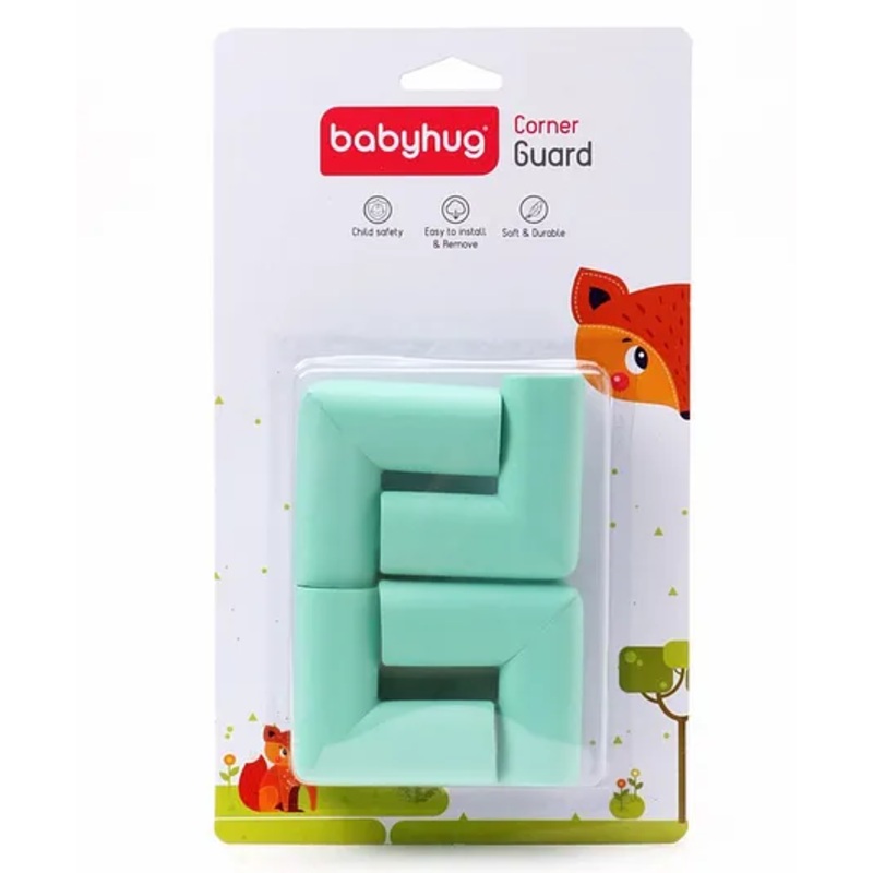 Babyhug Corner Edge Protector Pack Of 4 - Green