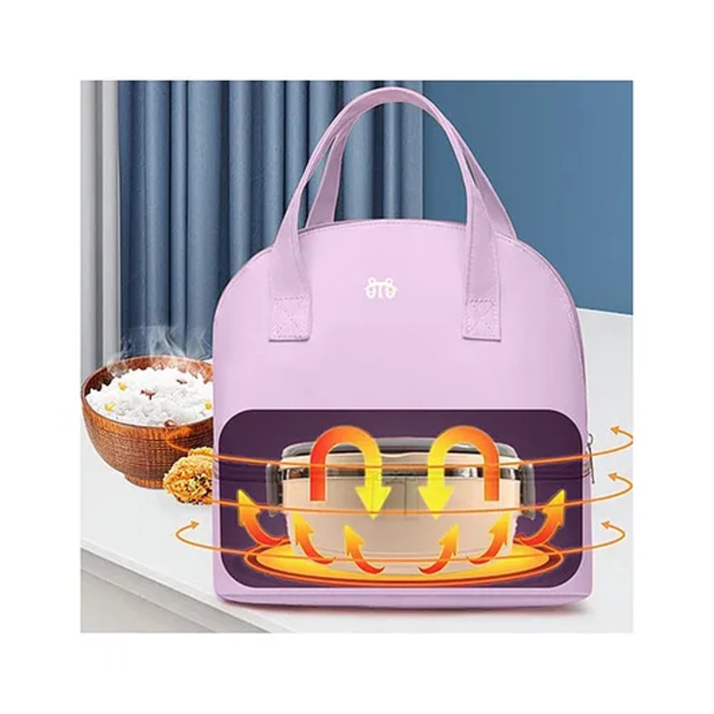 Babymoon Milk Preservation Baby Moms Mothers Diaper Bag Portable Travel Insulated Milk Bottle Container Storage Cooler Bag - Lightpurple