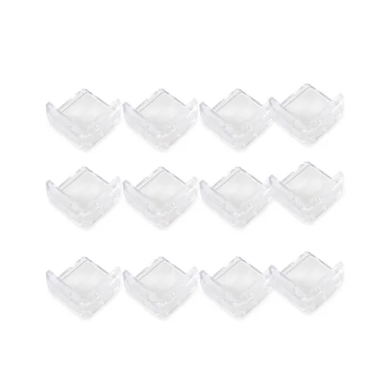 Bembika L Shaped Baby Safety Corner Protector Pack of 12 - White