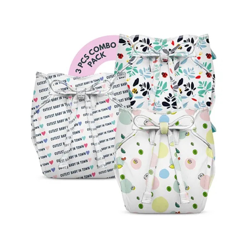 Bumberry Smart Nappy All in One Cloth Diaper  -Kit 3